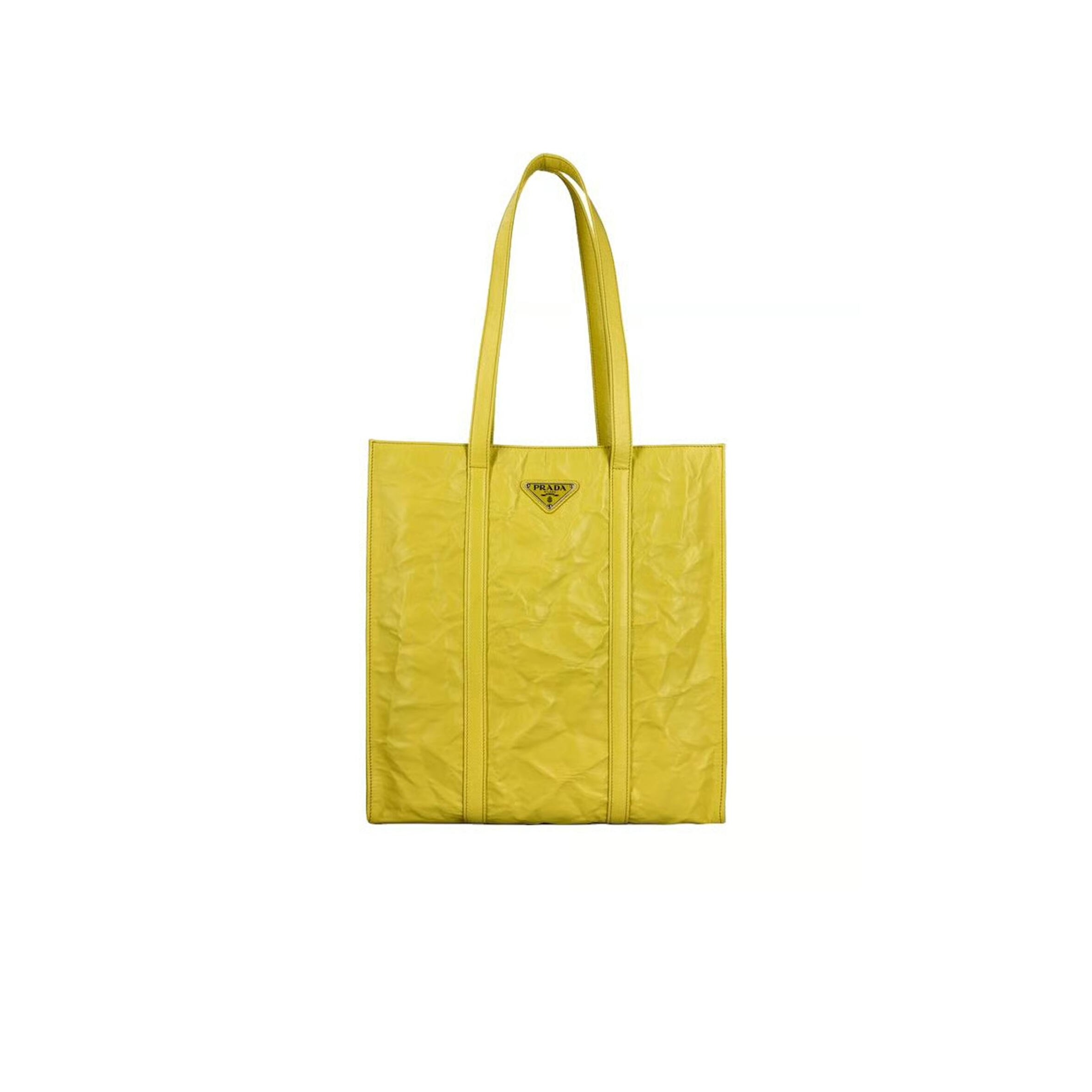 Pra*a logo plaque color-block tote bag 1bg459 (33*30*8cm)